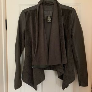 NWOT maternity suede jacket, XS